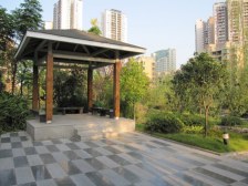 人和轻轨口,朝小区中庭,大四房采光好通风好,精装修