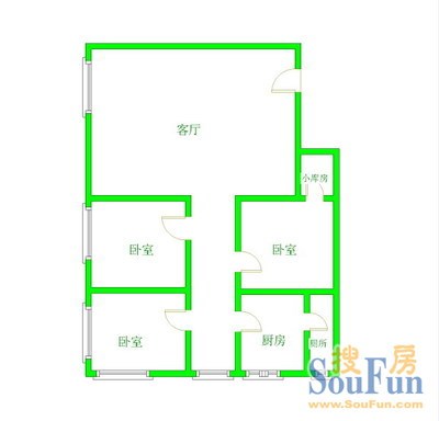 蜀华街57号院户型图