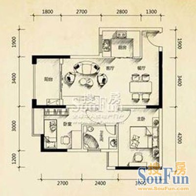綦江银海新城户型图