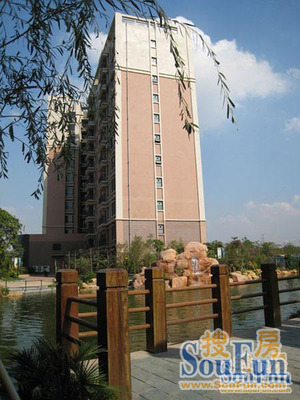 西堤国际花园实景图
