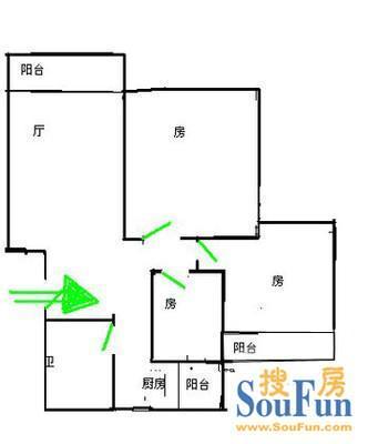 吉莲大厦户型图