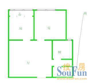 香河公寓户型图