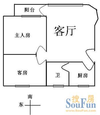 东方花苑大厦户型图