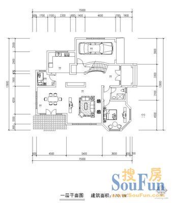 爱丽雅花苑别墅户型图