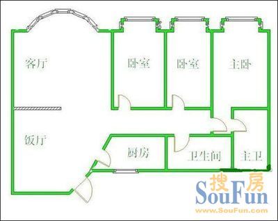国嘉华庭公寓户型图