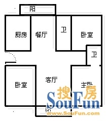 海城花苑户型图
