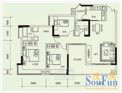 比华利豪园户型图