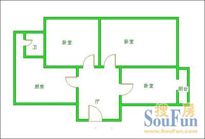 蜀华街57号院户型图