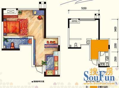 黄桷垭小区户型图
