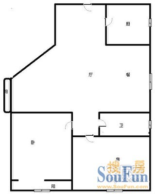 爱乐大厦户型图