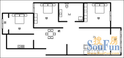 圃园路4号院户型图