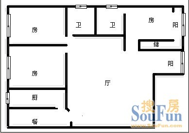 锦西花园三期户型图