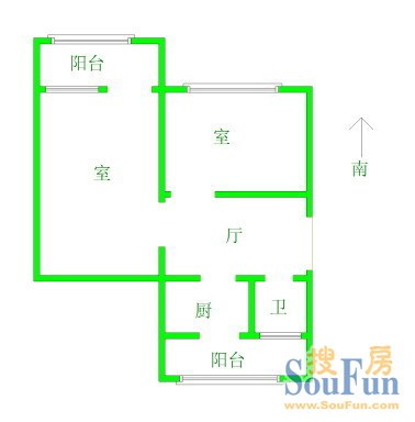 建工二村户型图