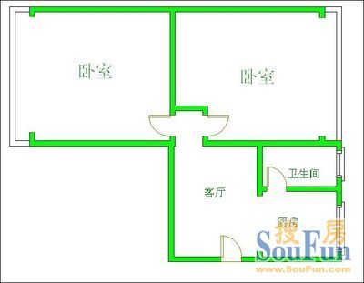 磨底河沿街7号院户型图