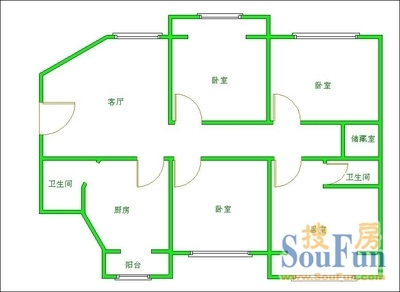 嘉信花园商住楼户型图