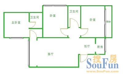 长冶路二段小区户型图