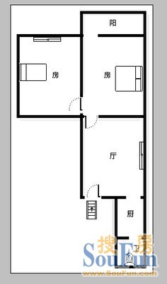 会堂侧路内衣二厂宿舍户型图