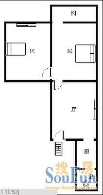 会堂侧路内衣二厂宿舍户型图