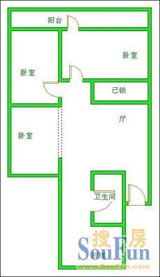 蜀华街57号院户型图