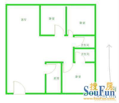 行政学院宿舍户型图