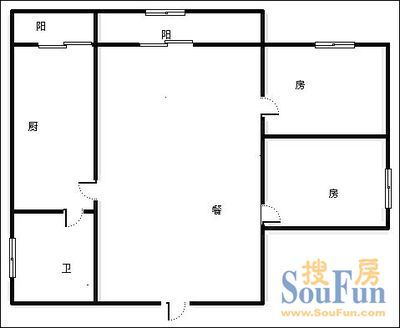 槐树街51号院户型图