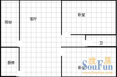 牛王庙干部宿舍户型图