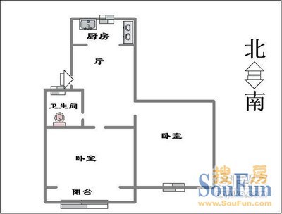 盛桥二村户型图