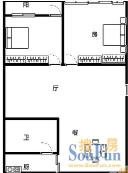 天佑路住宅楼户型图