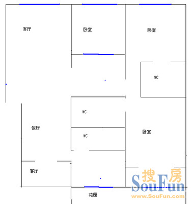 新科庭院户型图