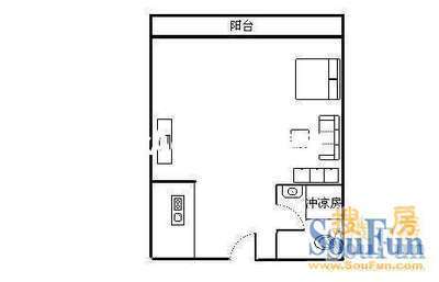 星河湾国际公寓户型图