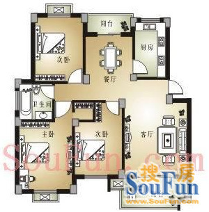 西城时代商务中心户型图