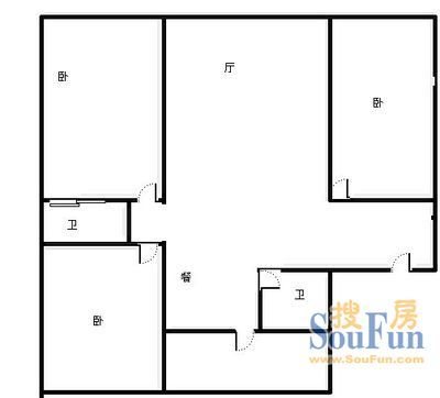 嘉信花园商住楼户型图