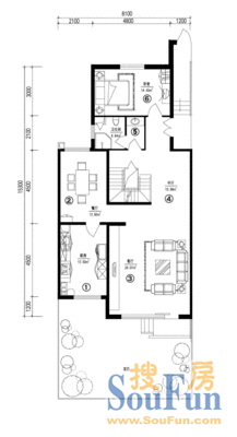 建设路构件公司宿舍户型图