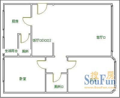 华民逸园户型图