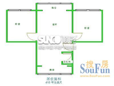 长顺上街98号院户型图