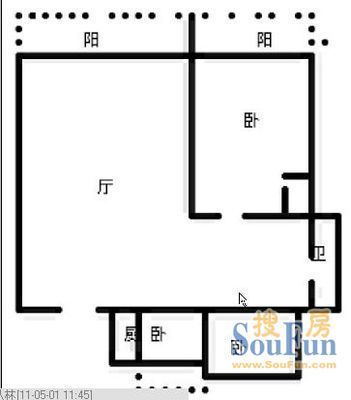东城叠苑户型图