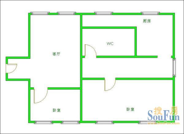 营通巷23号院户型图