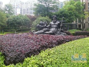 绿地紫瑞里3室1厅南北