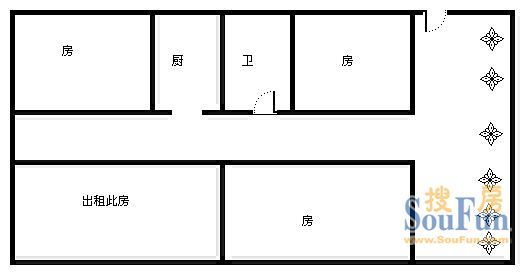 金城商住楼户型图