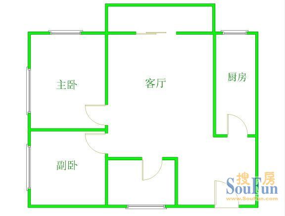 国嘉华庭公寓户型图