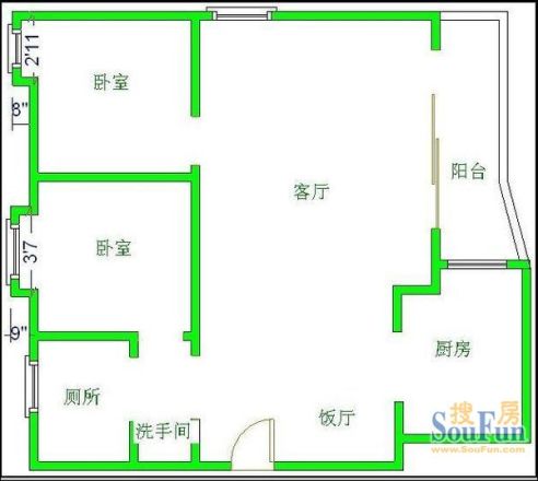 檀香山花园户型图