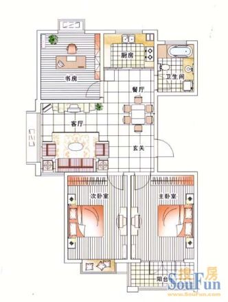 五米阳光户型图