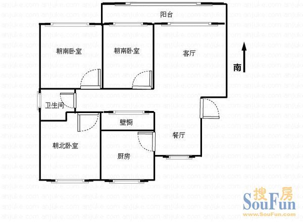 桃浦新家园户型图