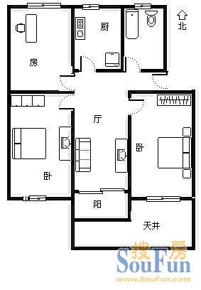 金塔二村户型图
