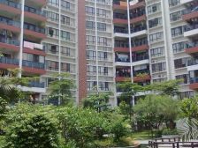 房子看小区花园中间,安静舒适,对流户型,领包入住!