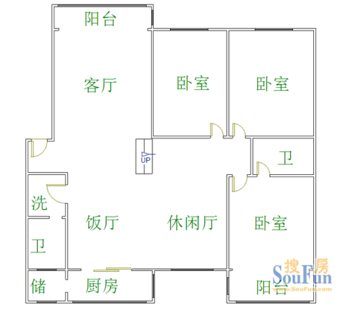 鸿森公寓户型图
