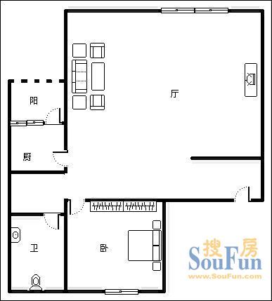 阳光地带商住楼户型图
