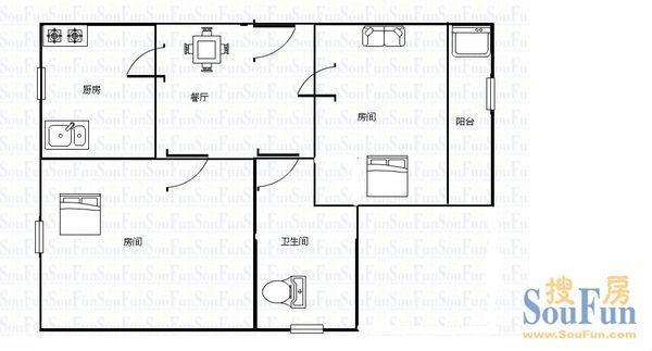 大梁街小区户型图