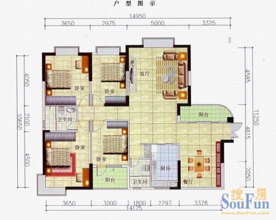 昌炜玉园户型图