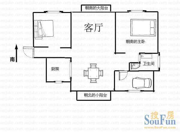 璞真园户型图